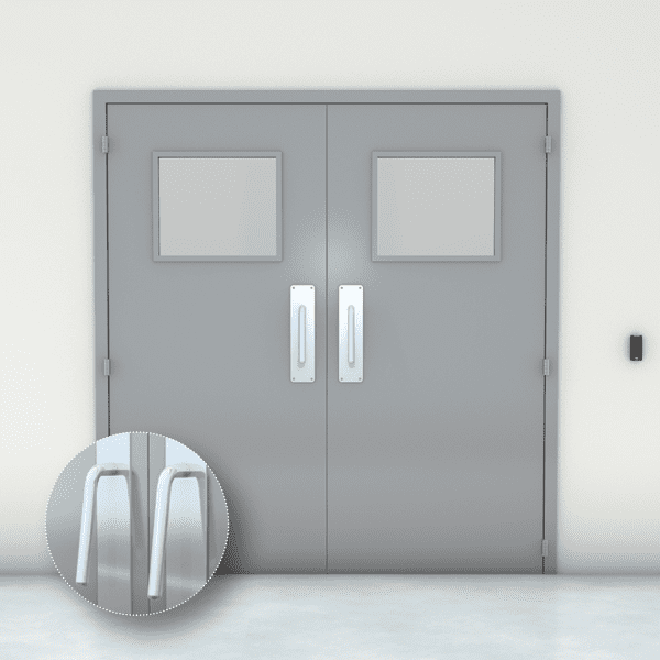 Alternative door handles for low-touch solutions
